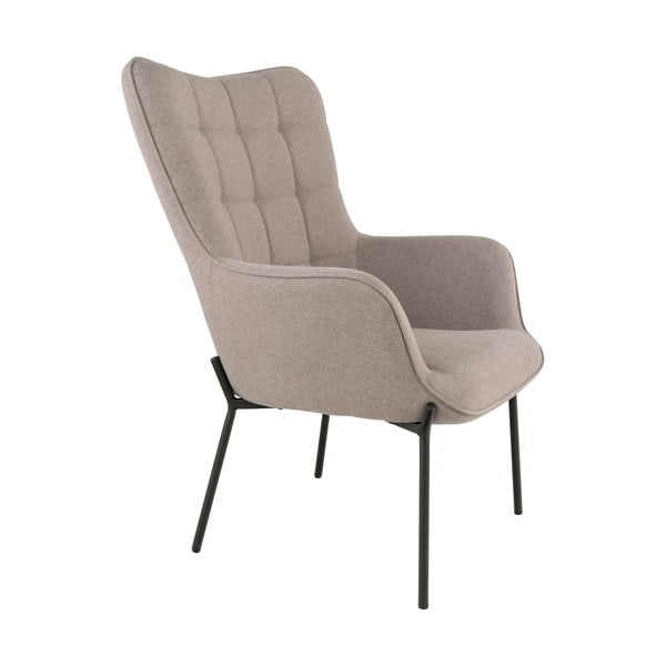 Svetlosivé kreslo ušiak Glasgow – House Nordic-image-2