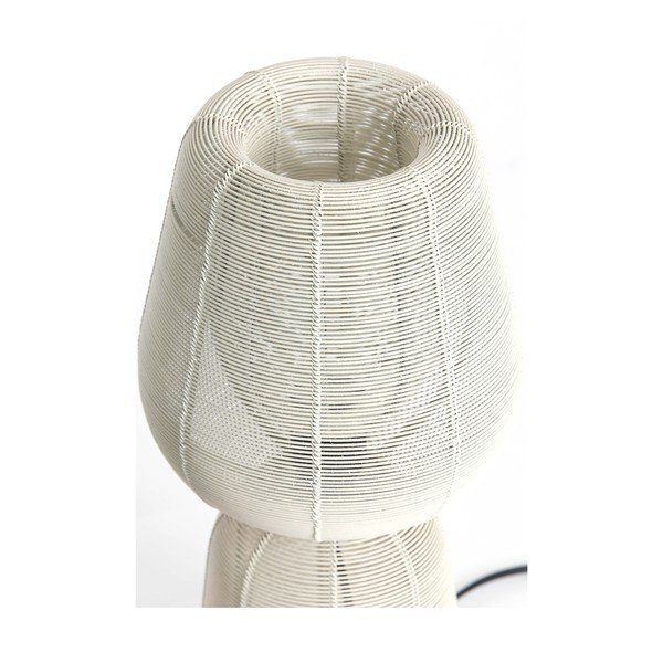 Krémová stolová lampa (výška 42 cm) Aboso – Light & Living-image-1