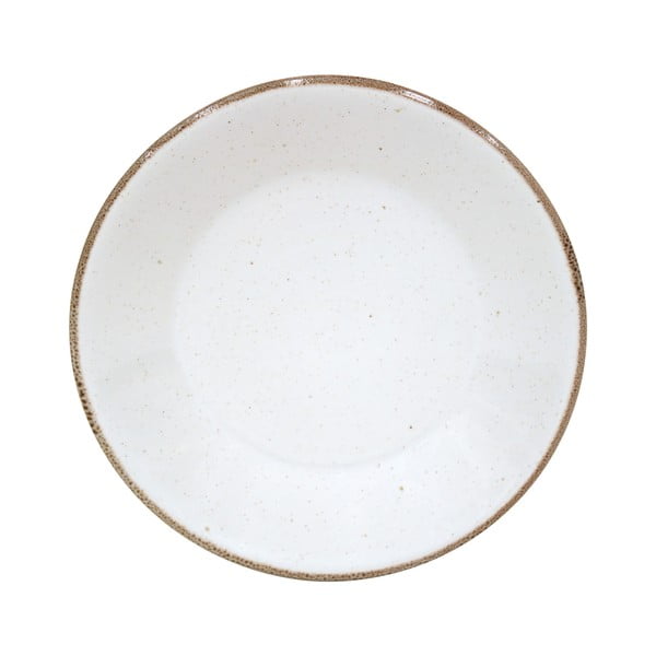 Biely kameninový dezertný tanier Casafina Sardegna, ⌀ 16 cm