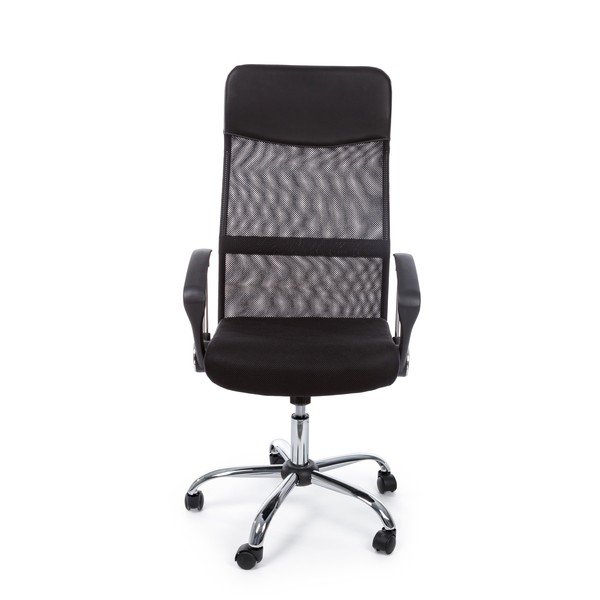 Čierna čalúnená kancelárska stolička Dakar – Yes Everyday-image-2