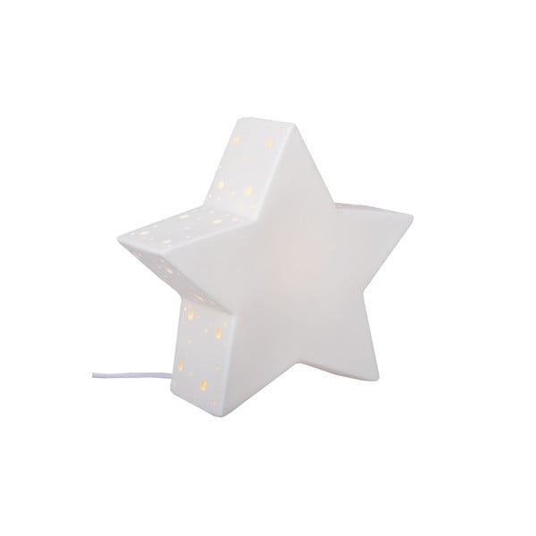Keramická stolová lampička Star, 25 cm