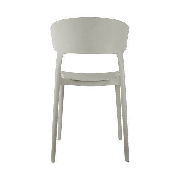 Sivá plastová jedálenská stolička Fain – Leitmotiv-image-3