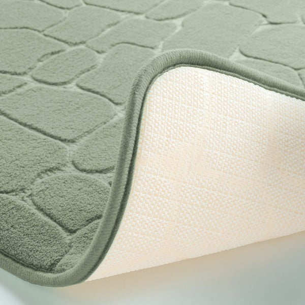 Zelená kúpeľňová predložka 50x80 cm Ricochet – douceur d'intérieur-image-3