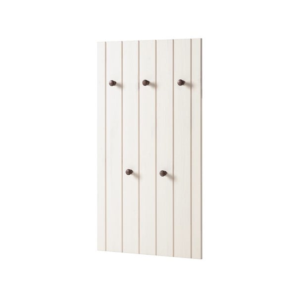 Biela predsieňová zostava z borovicového dreva 55x100x2 cm Anita – Støraa-image-1
