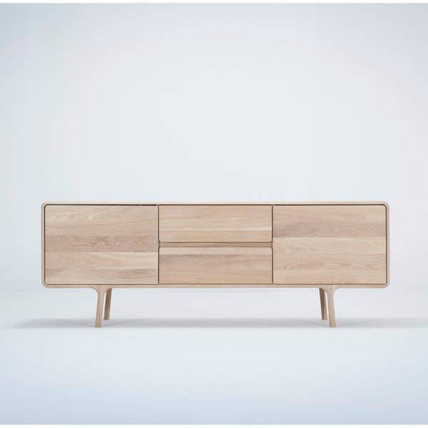 TV komoda z masívneho dubového dreva Gazzda Fawn-image-3