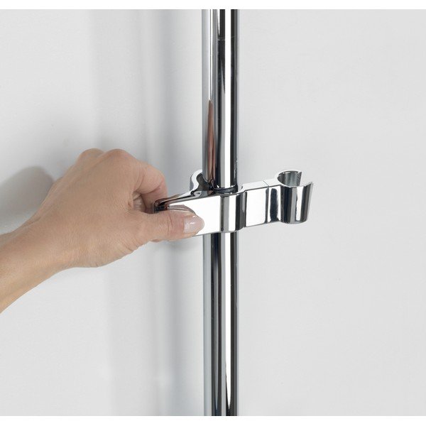 Držiak na sprchovú hlavicu z nehrdzavejúcej ocele v lesklo striebornej farbe – Wenko-image-1