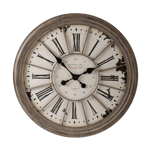 Sivé hodiny Antic Line Pendulum, ⌀ 69 cm