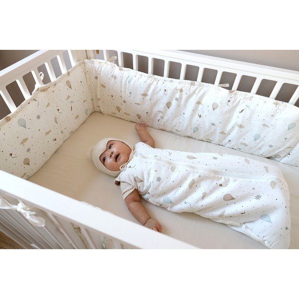 Slonovinový mantinel do postieľky z Bio bavlny 365 cm Dreamland – Cam Cam Copenhagen-image-1