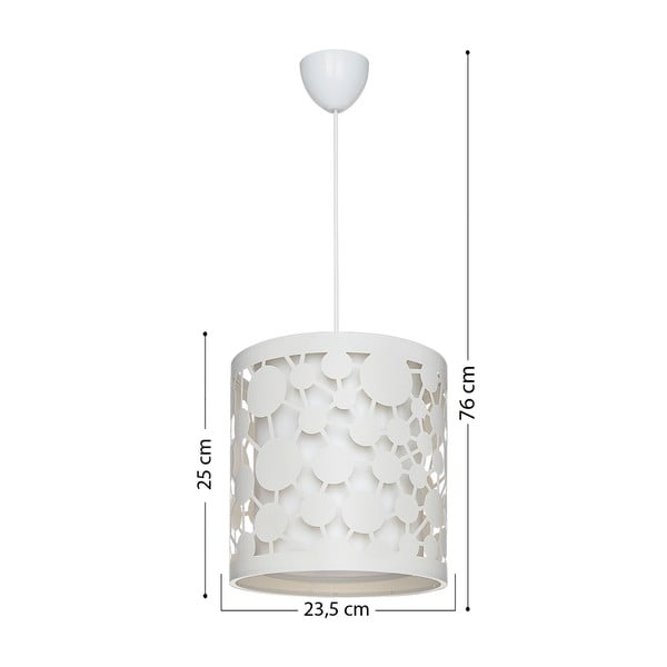 Biele stropné svietidlo 76x23.5 cm – Squid Lighting-image-3
