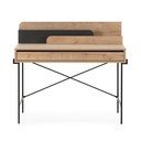 Pracovný stôl z dubového dreva so sekretárom 60x113 cm Lila – Marckeric