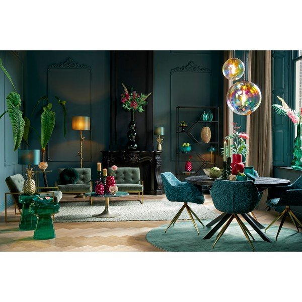 Závesné svietidlo so skleneným tienidlom ø 30 cm Medina – Light & Living-image-3
