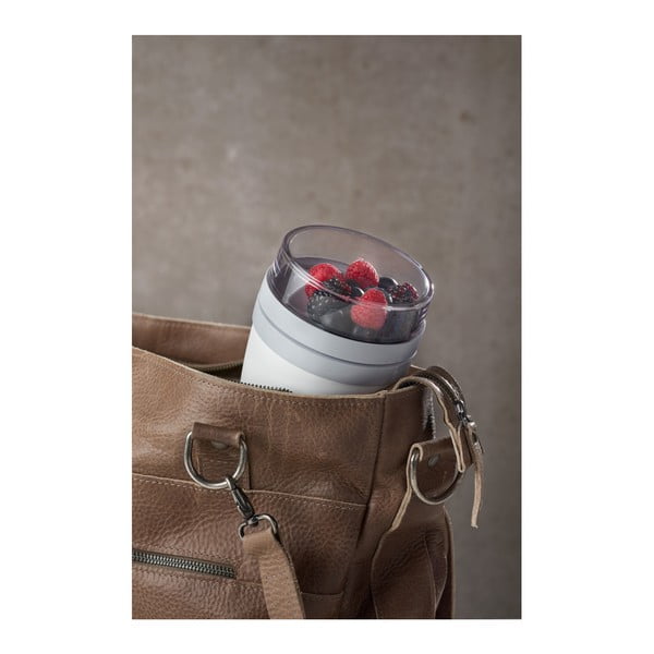 Zelený desiatový box na jogurt Mepal Ellipse-image-1