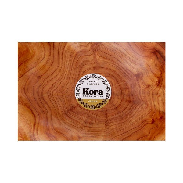 Servírovacia misa z cédrového dreva Premier Housoware Kora, ⌀ 35 cm-image-2