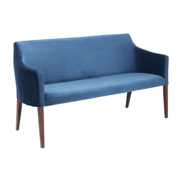 Modrá lavica Kare Design Bench Mode Velvet
