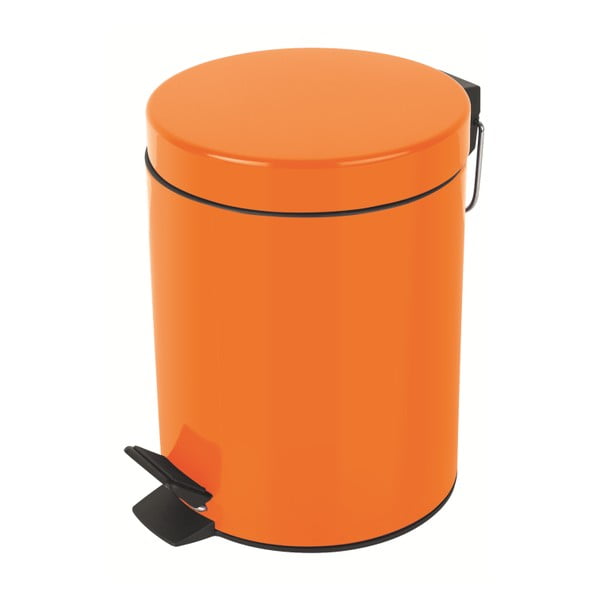 Oranžový odpadkový kôš Spirella Sydney, 3 l