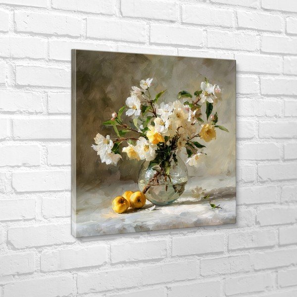 Tlačený obraz s rámom 70x70 cm Apple Flowers – Styler-image-3