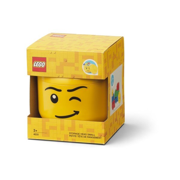 Plastový detský úložný box Head - LEGO®-image-1