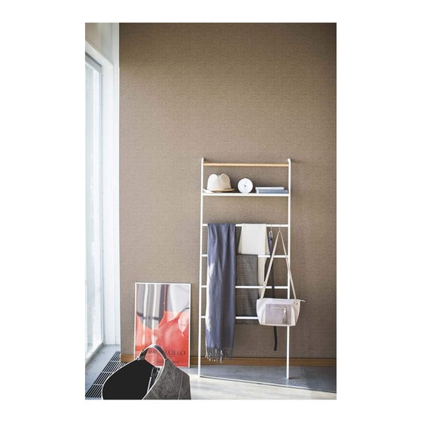 Biely vešiak s poličkou YAMAZAKI Tower Ladder-image-2