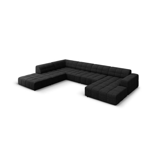 Antracitová rohová pohovka (ľavý roh/do "U") Chicago – Cosmopolitan Design-image-3