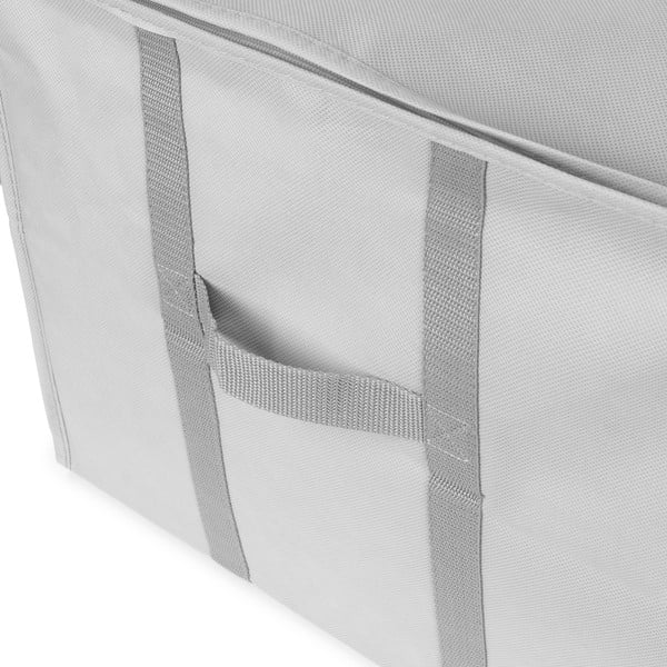 Vákuový/vystužený látkový úložný box na oblečenie 56x42x33 cm Granit – Compactor-image-3