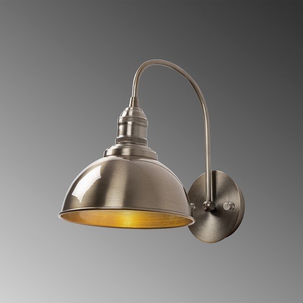 Nástenné svietidlo v mosadznej farbe ø 21 cm Varzan – Opviq lights-image-3