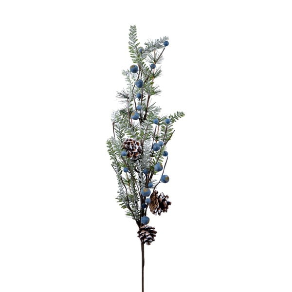 Vianočná dekorácia v tvare vetvy so šiškami Ego Dekor, výška 73 cm