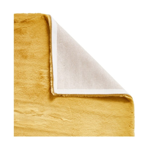 Žltý koberec Think Rugs Teddy, 60 x 120 cm-image-3