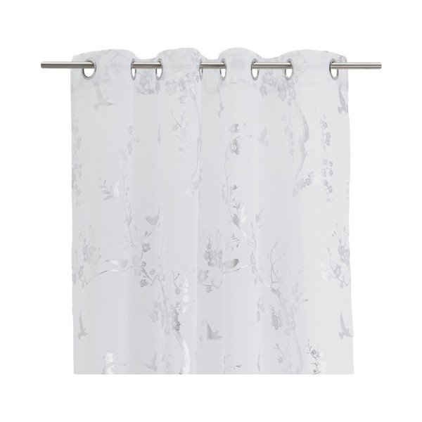 Biela/v striebornej farbe záclona 140x260 cm Paradis – Casa Selección