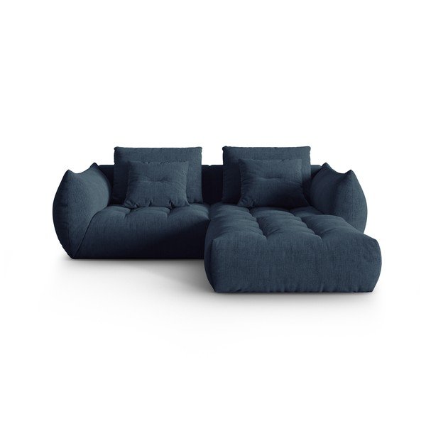 Tmavomodrá rohová pohovka (variabilný roh) Bloom – Micadoni Home