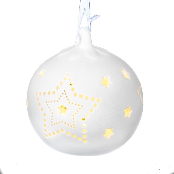 Porcelánová závesná LED ozdoba Dakls