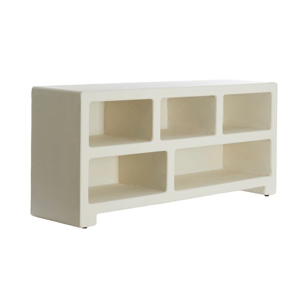 Krémovobiely regál 140x60x35 cm Nahua – Light & Living