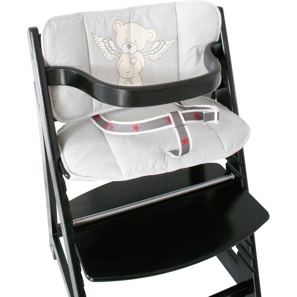 Sivá vložka do jedálenskej stoličky Heartbreakerbär – Roba-image-2