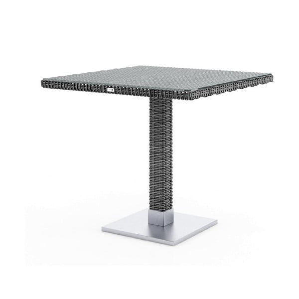 Sivý záhradný stôl Oltre Quadro, 80 cm