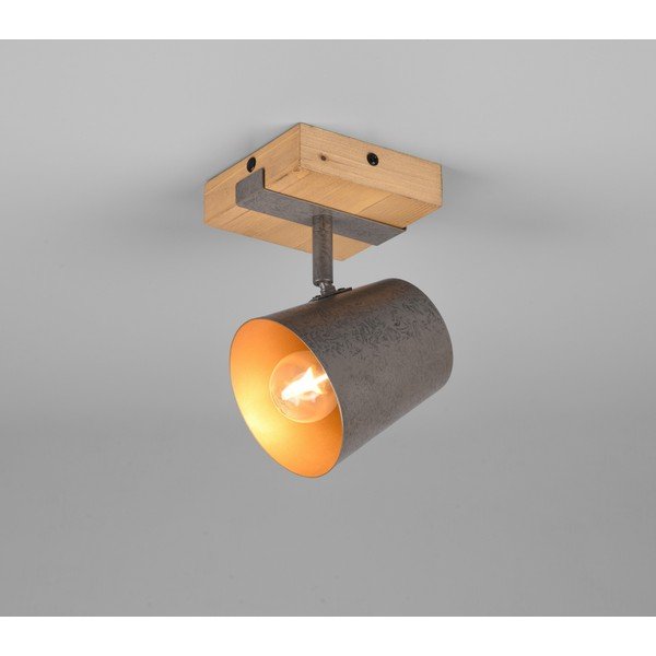 Bodové svietidlo v tmavo sivo-prírodnej farbe Bell – Trio-image-1