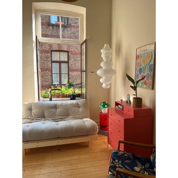 Zelená rozkladacia pohovka 160 cm Roots - Karup Design-image-1