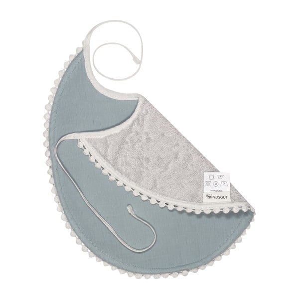 Sivý mušelínový podbradník Kindsgut London-image-3