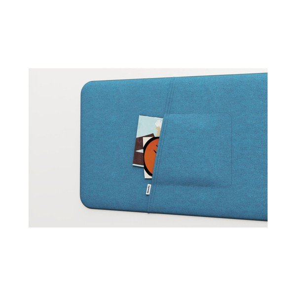 Biela poschodová posteľ s modrými detailmi Devoto Nimbo I.-image-3