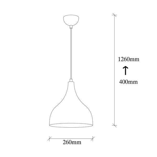 Závesné svietidlo v čierno-medenej farbe ø 26 cm Sağlam – Opviq lights-image-4