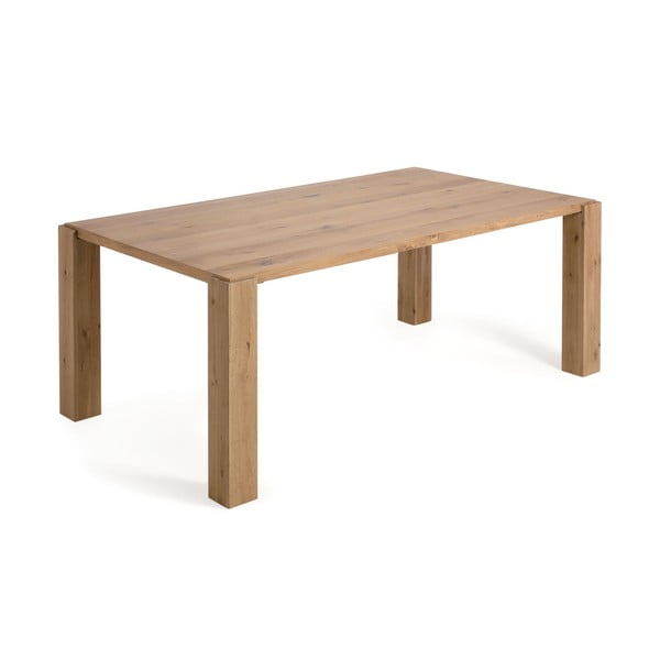 Jedálenský stôl v dekore duba 100x200 cm Deyanira – Kave Home