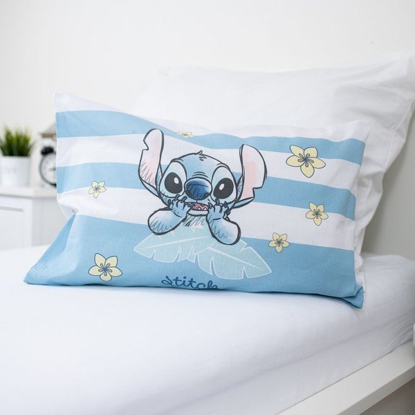 Svetlomodrá bavlnená detská obliečka do postieľky 100x135 cm Lilo & Stitch "Tropical Hugs" – Jerry Fabrics-image-2