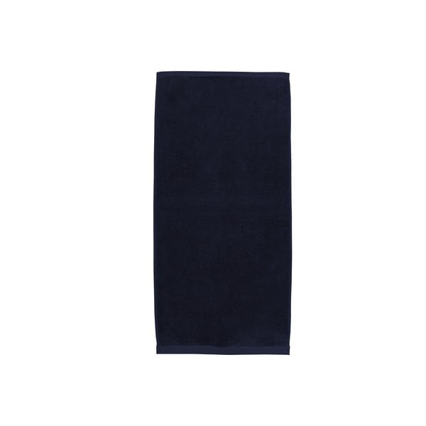 Tmavomodrý froté bavlnený uterák 50x100 cm Comfort – Södahl-image-4