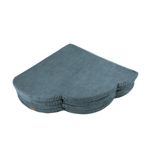 Tyrkysovomodrá detská hracia podložka 160x160 cm – Meowbaby-image-4