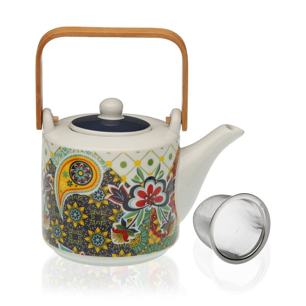 Porcelánová kanvička na čaj so sitkom Versa Giardino