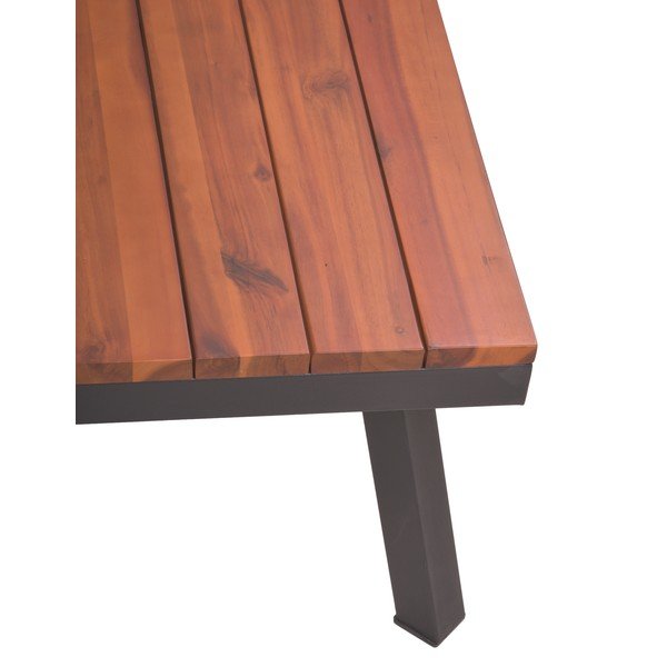 Sivý záhradný lounge set z masívu akácie pre 4 Theresa – Garden Pleasure-image-2