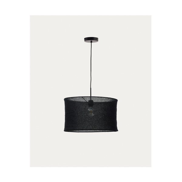 Čierne tienidlo ø 50 cm Mariela – Kave Home-image-3