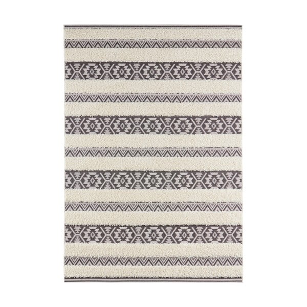 Krémovočierny koberec Mint Rugs Temara, 120 x 170 cm