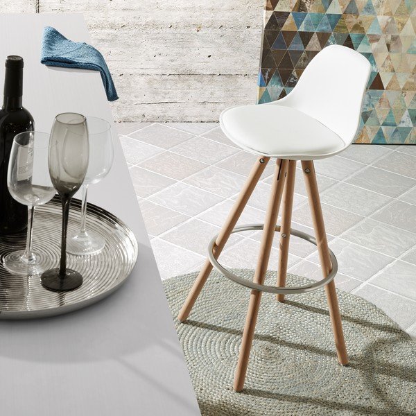 Modrý jutový koberec Kave Home Dip, ⌀ 100 cm-image-2