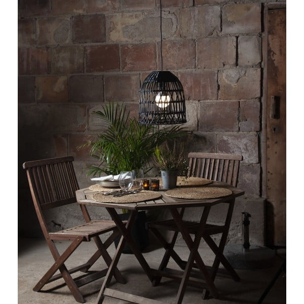 Čierne tienidlo ø 30 cm Knute – Star Trading-image-2