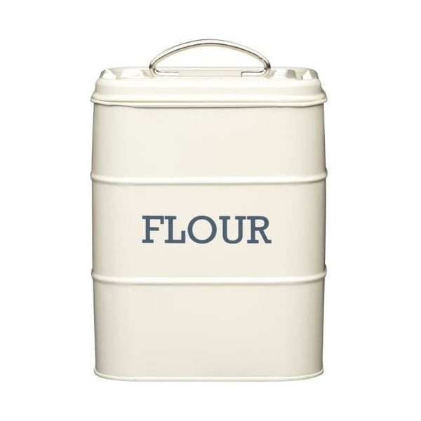 Oceľová dóza na múku Living Nostalgia – Kitchen Craft