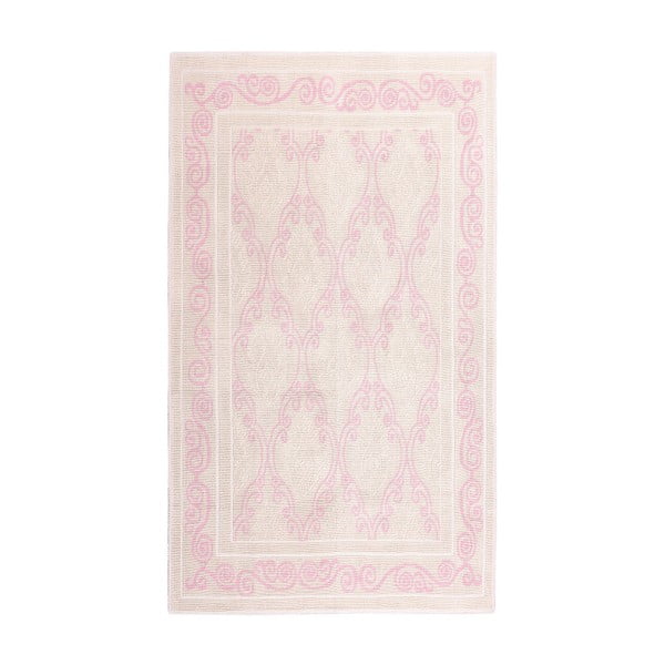 Púdrový bavlnený koberec Floorist Gina, 120 × 180 cm